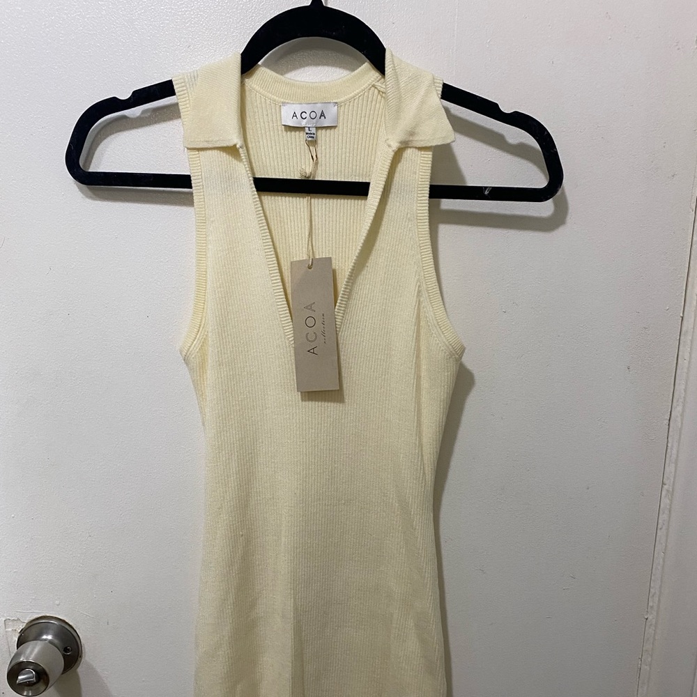 RIBBED DRESS